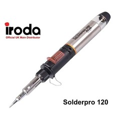 Gas Soldering Iron Pro Iroda Solderpro 120 Refillable Butane Blow Torch 30w-125w