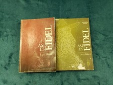 Asi Es Fidel Castro by Luis Baez Part 1 y Part 2 Tapa Blanda Rare Cuba 2009