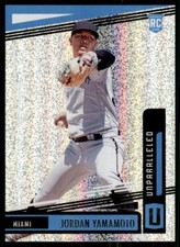 2020 Panini Chronicles Unparalleled Jordan Yamamoto Rookie Miami Marlins #30