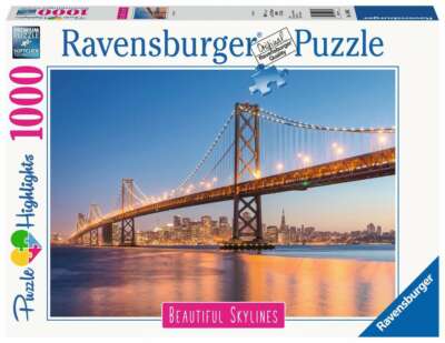 Ravensburger Puzzle -San Francisco- 1000 Teile Skylines, Golden Gate # 14083