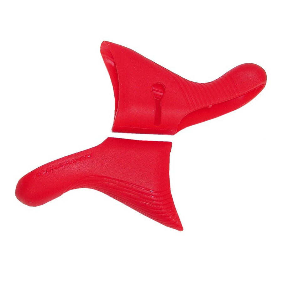 Campagnolo EC Sr500 Ergo Power Rubber Hoods Pair Red for sale 