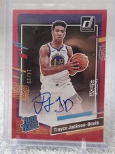 2023-24 Donruss Trayce Jackson-Davis #267 RC Rated Rookie Auto Red Choice /99
