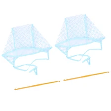 2 Sets Hair Highlights with Hook Disposable Hair Coloring Dyeing Tools Barber