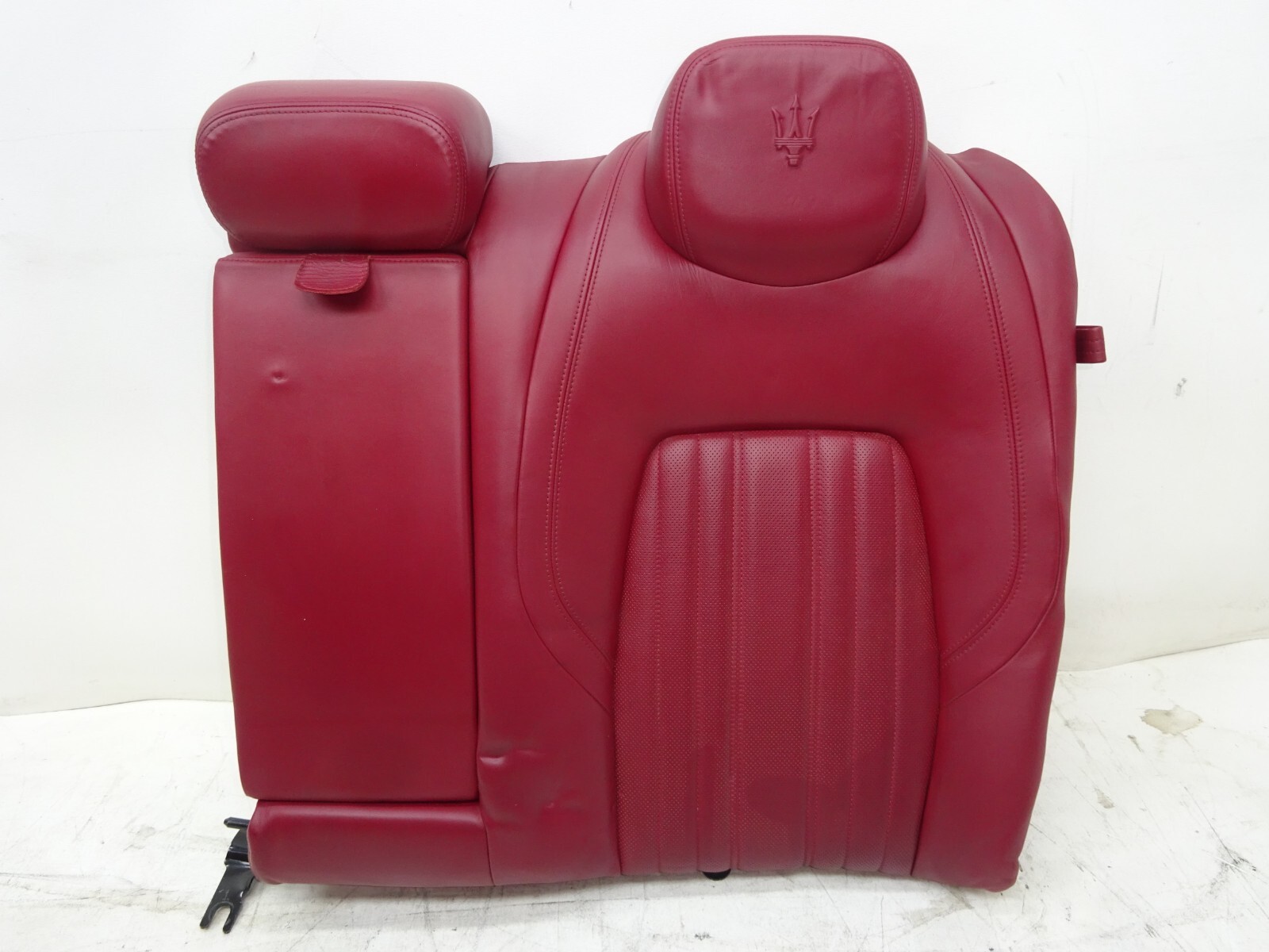 14-17 Maserati Ghibli Rear Left Driver Side Upper Seat Cushion Red OEM DE231039