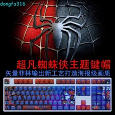 Spider-Man PBT 108Key Keycaps OEM Translucent...