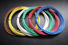12 GAUGE 6 WAY TRAILER WIRE KIT 25 FT EA LIGHT BRAKE POWER GROUND BATTERY AWG