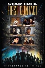 Gambia 2010 - Star Trek - First Contact - Sheet of 6 Stamps - Scott #3320 - MNH