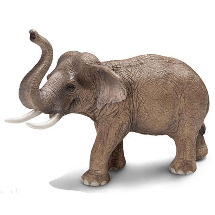 NEW Schleich 14653 Asian Elephant Male wild life RETIRED animal