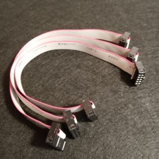Eurorack Power Cables - 9 Inch/22cm - 16pin/10pin - IDC Ribbon - Pack of 3