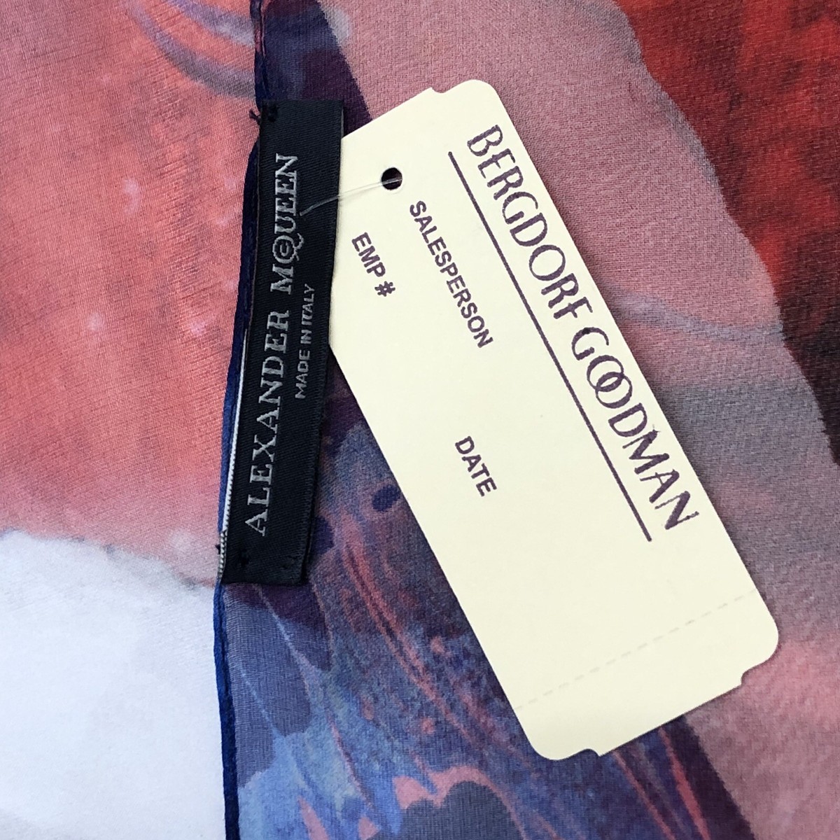 Alexander McQueen S/S 2011 'God Save McQueen' Union Jack Scarf | eBay