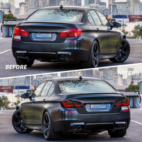 VLAND SMOKED OLED GST Tail Lights For BMW 5-Series 2010-2017 F10 F18 W/Animation - Picture 2 of 12
