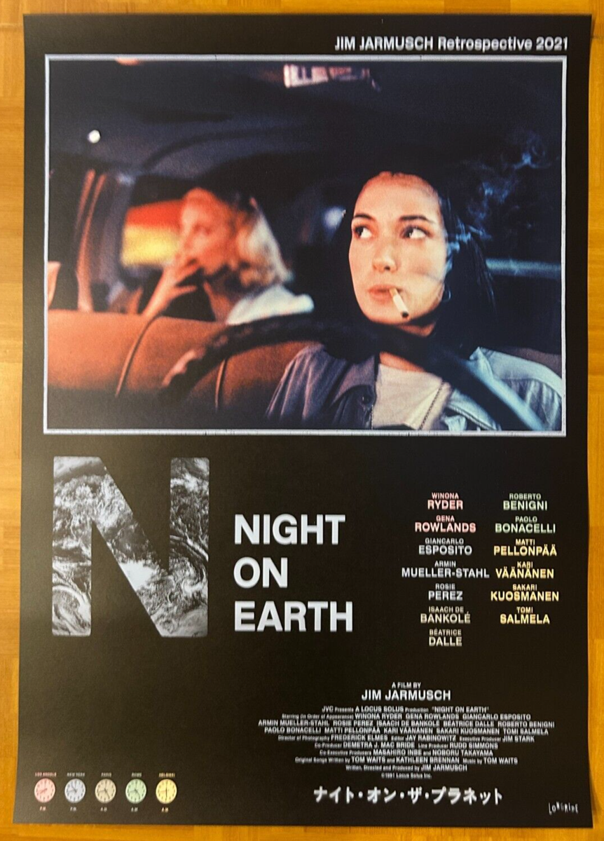 Jim Jarmusch / NIGHT ON EARTH 2021 Japan Official Reissue Poster
