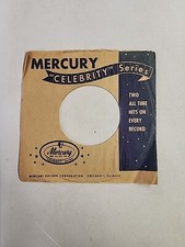 45 RPM 7" RECORD SLEEVES CO. SLEEVE 1 PACK SEE PHOTOS - Mercury Celeb SLV177