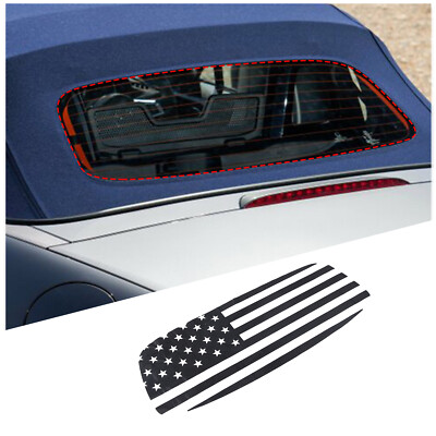 MAGA Flag Bumper Sticker Vinyl Decal - 2.32" X 9" Peel & Stick, UV & Water Resistant, Made In USA