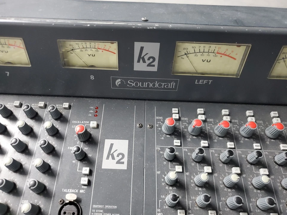 Consola de mezclas analógica SOUNDCRAFT K2-32 Foto 4 de 4