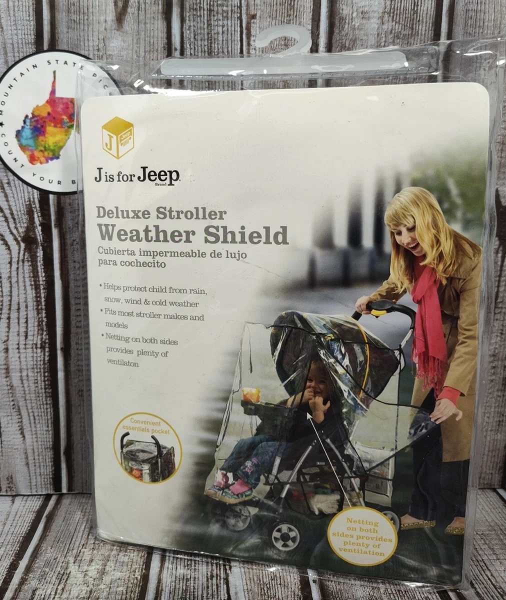 Jeep deluxe stroller hotsell weather shield