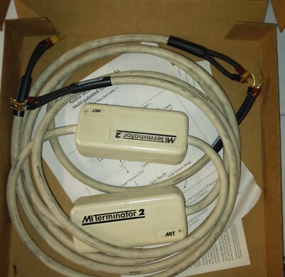 Mit Terminator 2 Speaker Cables Used Good Condition 2.5 Meters