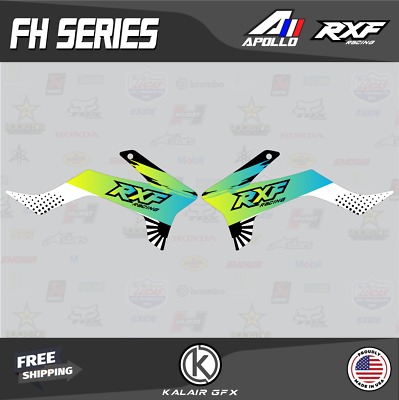 RYOL Motorbike Vibes ファインアートジークレープリント SHATTER Teal Kawasaki Z Full Graphics Kit | SKDA USA
