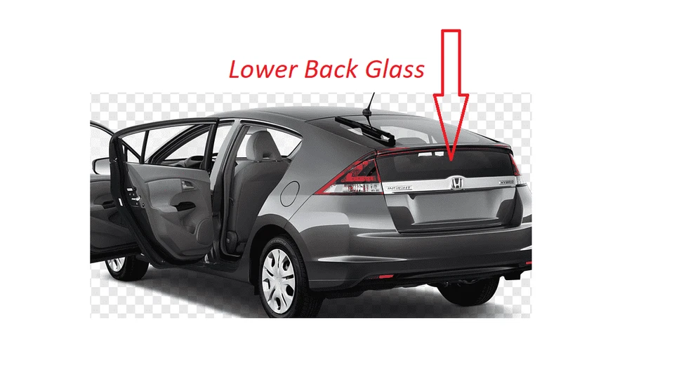Fits 2010-2014 Honda Insight Tailgate Back Glass Rear Window Heated +Glue - Изображение 2 из 3