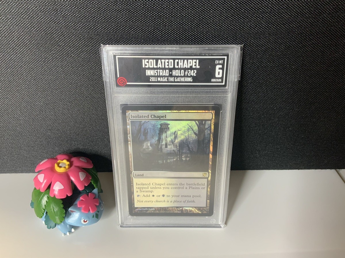 ISOLATED CHAPEL Innistrad Foil TCCG 6 CGC 6 PSA 6 Graded MTG