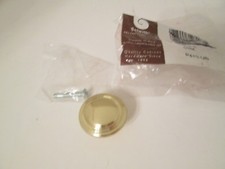 Set of 60 Hickory Polished Accents Ultra Brass 1 1/4" Cabinet Knob P413-UB