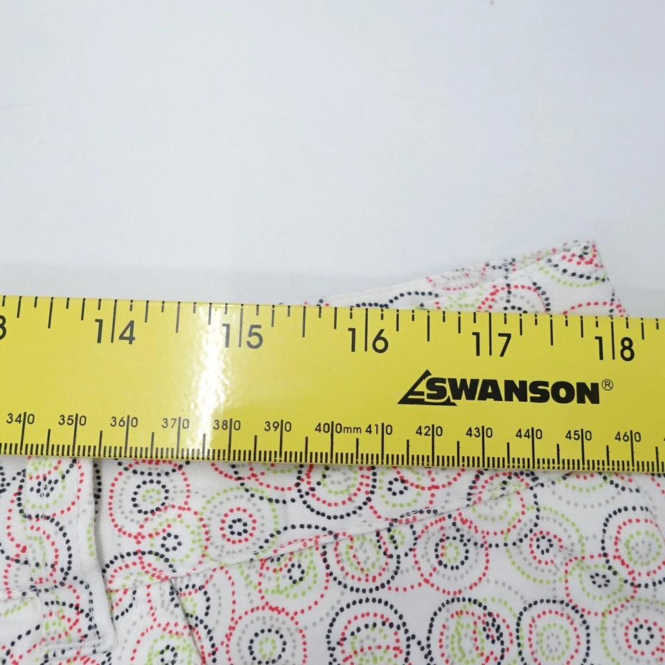 Falda Slazenger Skort Para Mujer 14 Blanca Geométrica Calce Clásico 5 Bolsillos Cremallera Mosca Foto 4 de 4