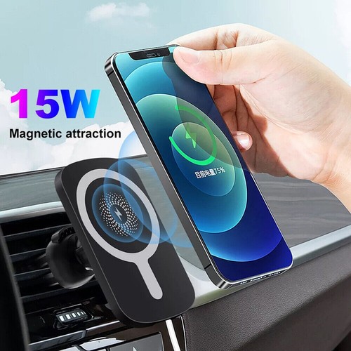 Magnetic Magsafe Wireless Charging Car Air Vent Mount Phone Holder for iPhone - 第 1/14 張圖片