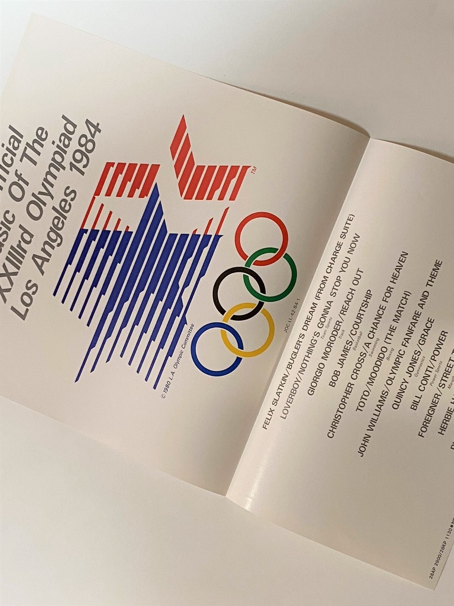 【パリの次-2028LA】1984 LA Olympic Official LP Olympics Official Music of The XXIIIrd Los Angeles 1984