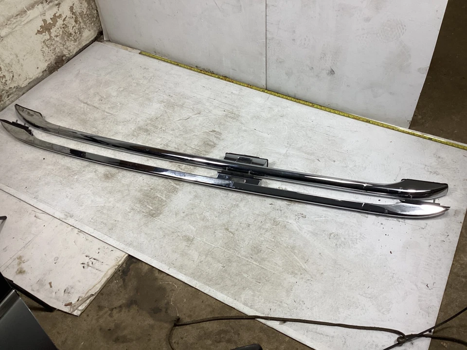 2006-2012 Mercedes Benz GL350 Roof Rack Railings Left & Right Pair Black OEM . Foto 2 de 4