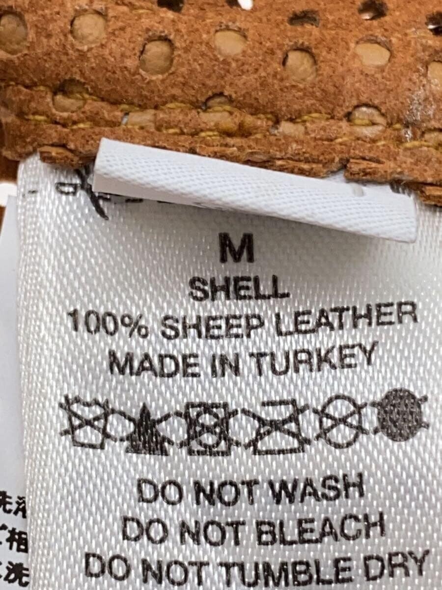 STUSSY Perforated Leather Zip Shirt Long Sleeve Shirt M Leather