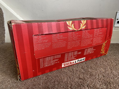 Tonka Polistil Porsche 911 Turbo Cabriolet, 1:16 Scale, Die Cast, Boxed, Red. - Picture 7 of 10