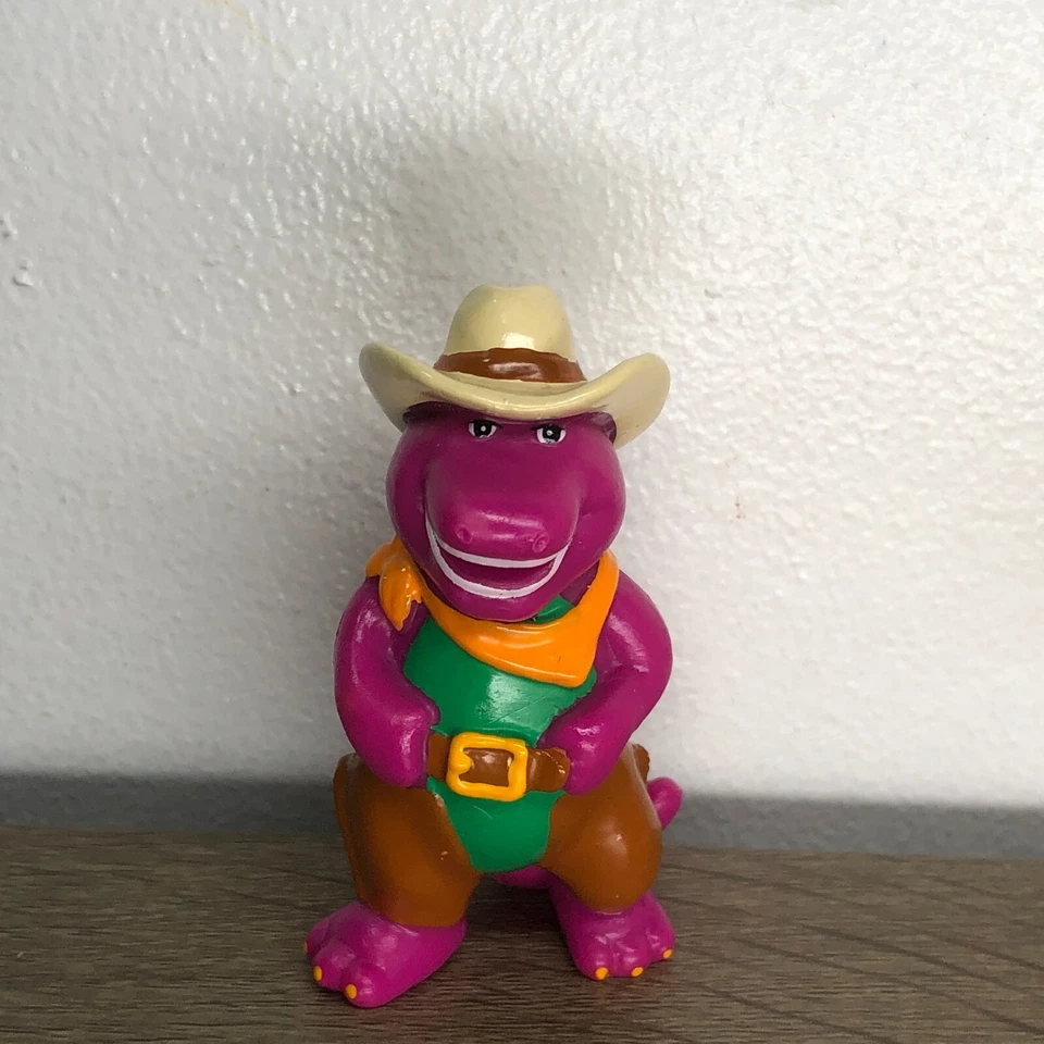 Lote de Figuras de Barney de Colección Juguetes BJ Friends Estatuillas Años 90 Juguetes PVC Coleccionables 2 Foto 3 de 4
