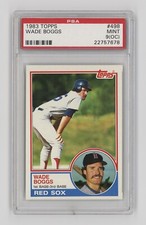 1983 Topps Wade Boggs #498 HOF Boston Red Sox PSA 9(OC) MINT