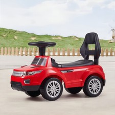Kids Ride on Car Toy 4-Wheel Battery Operated Push Along Car for Boys & Girls