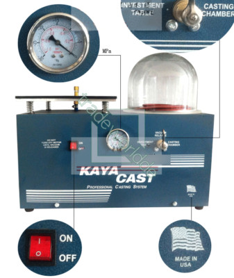 New 2L Jewelry Tool Wax Cast Combination Vacuum Investing&Casting 110V/220V