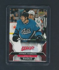 2020-21 Upper Deck MVP Leaderboard RED /100 # 220 Jansen Harkins Rookie