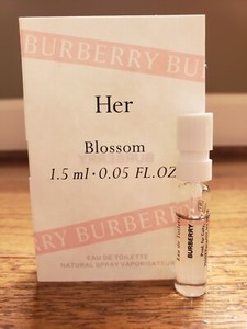 BURBERRY HER BLOSSOM Eau De Toilette Spray VIAL FOR WOMEN 0.05 Oz / 1.5ml  SAMPLE 3614227596696 | eBay