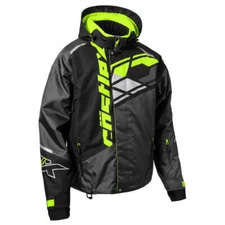 Castle X Code G4 Snowmobile Jacket - Hi-Vis/Charcoal/Black