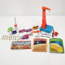 Vintage Space Toy Lot Multiple Toymakers Moon Exploration Apollo Figures