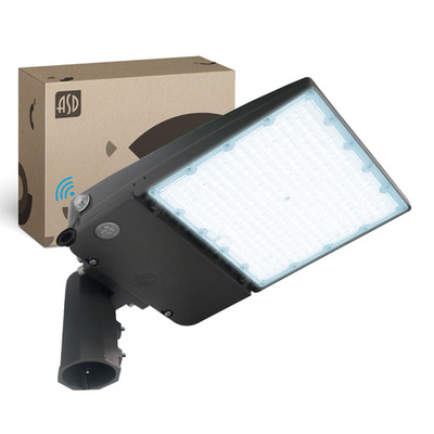 Asd Led Parking Lot Light Fixture Slip Fitter Bracket Dusk To Dawn Outdoor Lamp