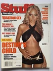 BEYONCE / DESTINY'S CHILD April 2001 STUFF Magazine AALIYAH