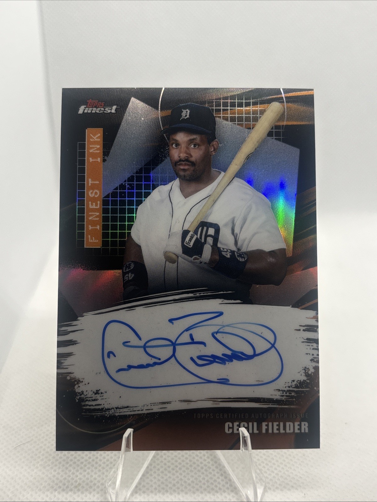Topps 2026 Finest Baseball Cecil Fielder Tigers Finest Ink Auto FI-CFI