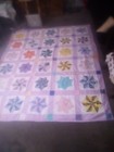 Quilt Handmade 82 by 95 Dresden Plate Pretty Colors Vintage — photo 3