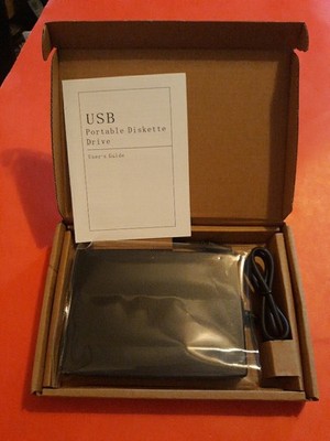 USB 2.0 3.5 inch Portable External Floppy Disk Drive 1.44Mb Reader Used 5 Minute
