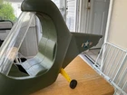 J-383 VINTAGE 1960'S IRWIN GI JOE ARMY JET HELICOPTER -GOOD FOR PARTS