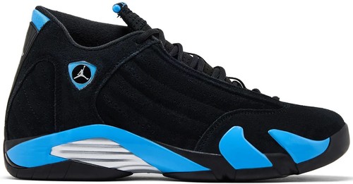 2026 Nike A Jordan 14 Retro Black University Blue 487471-007 Men's
