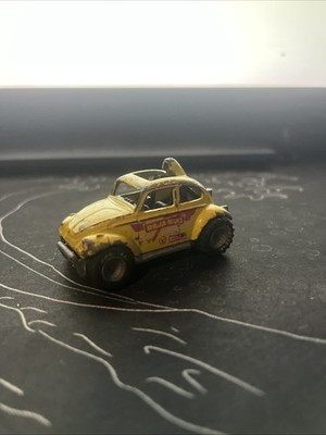 Vintage Hot Wheels Real Riders 1984 YELLOW Baja Bug w/GRAY HUBS - EXTREMELY Nice