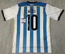 LEO MESSI Argentina Hand Signed Jersey + BAS Coa World Cup 2026