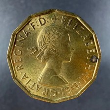 Great Britain 1967 Threepence 3d - Brilliant Luster