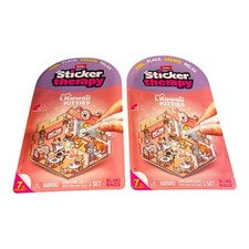 Two Packs Of Zuru Sticker Therapy Kawaii Kitties Intermediate Series 1